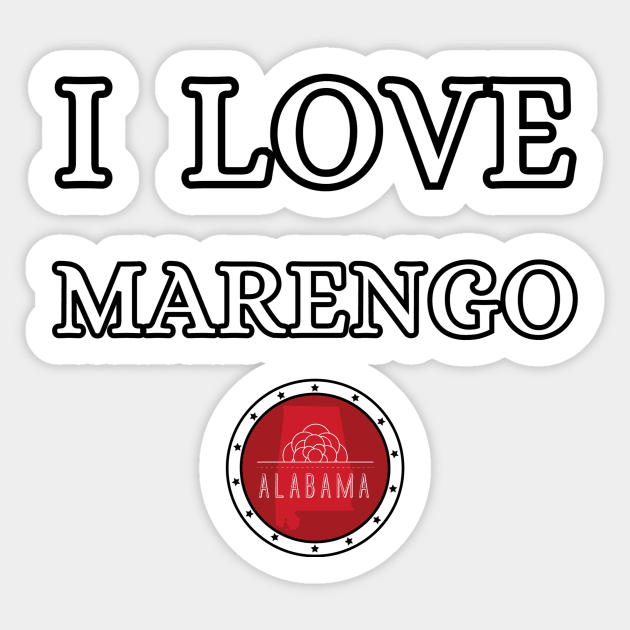 I LOVE MARENGO | Alabam county United state of america Sticker by euror-design
